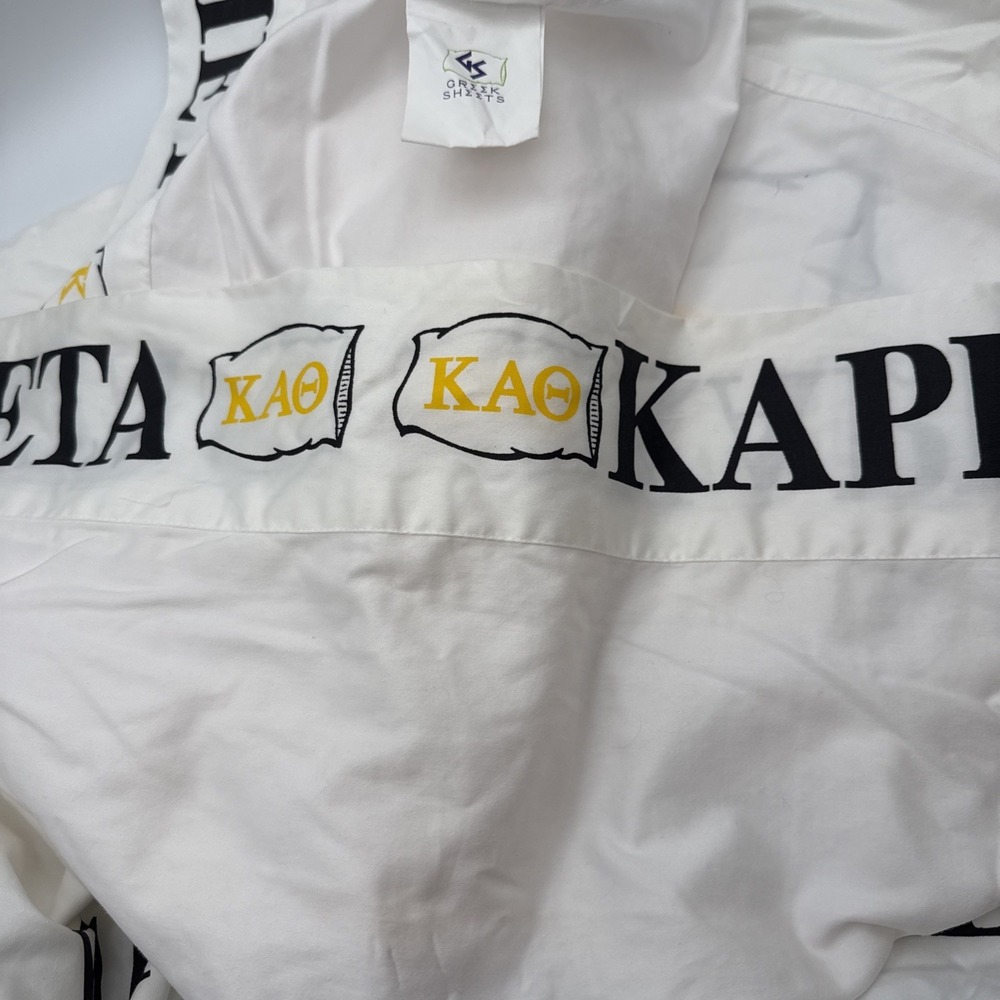 KAO Kappa Alpha Theta full top sheet pillow case Greek Sheets - Picture 3 of 12
